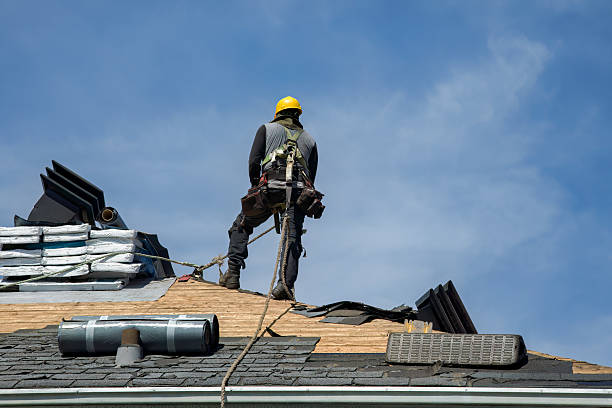 Professional Gutter Installation technician working in Twin Bridges, MT